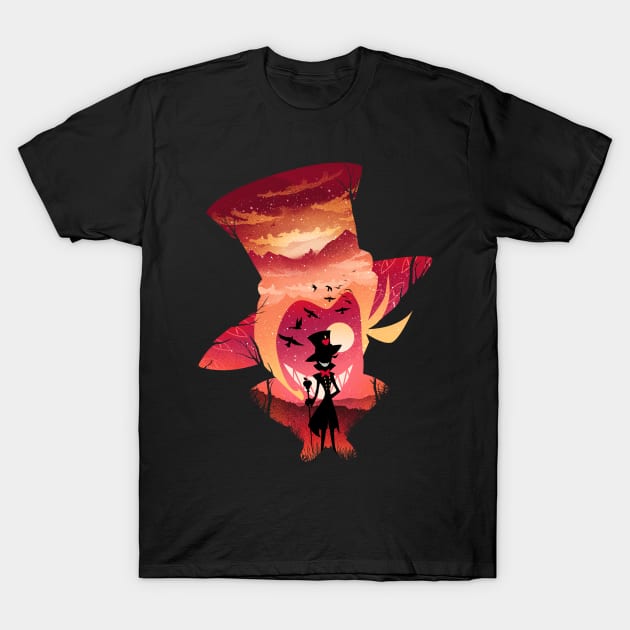 Lucifer Sunset T-Shirt by DANDINGEROZZ